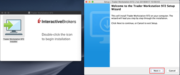 The run installer menu